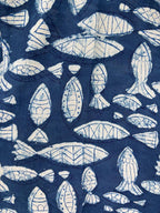 INDIGO CATCH Short Sleeve Button Down Aloha Shirt | Organic Cotton