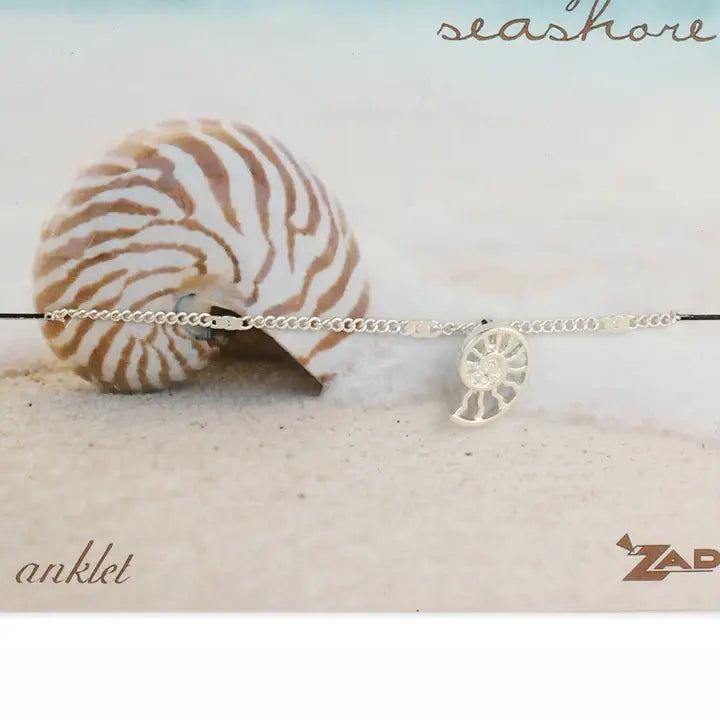 SPIRAL SEASHELL Anklet