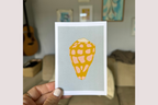 HEBREW CONE SHELL Blank Watercolor Greeting Card | Sierra Rehrer Designs