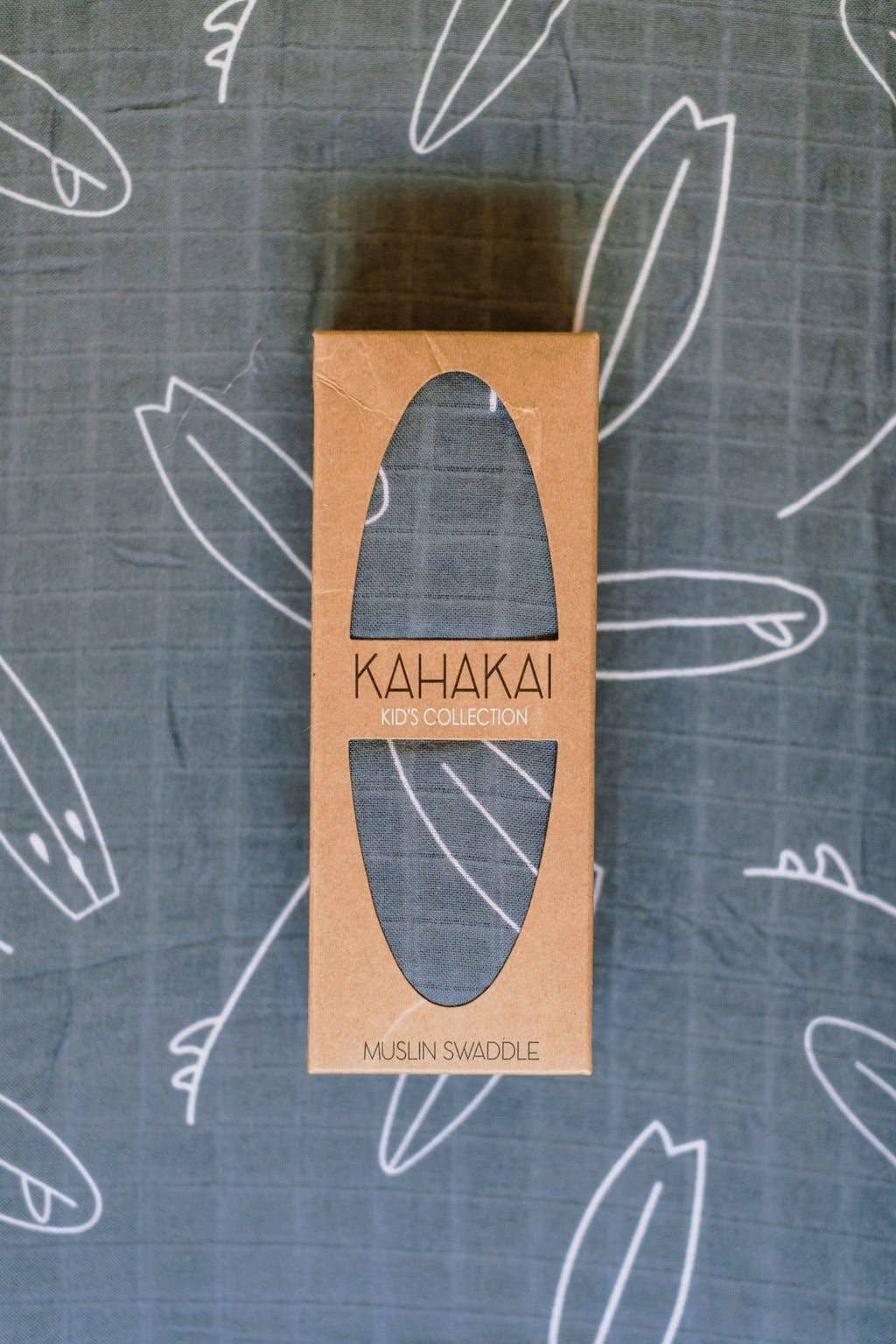 SURFBOARD Muslin Kids Swaddle | Kahakai Kids Collection