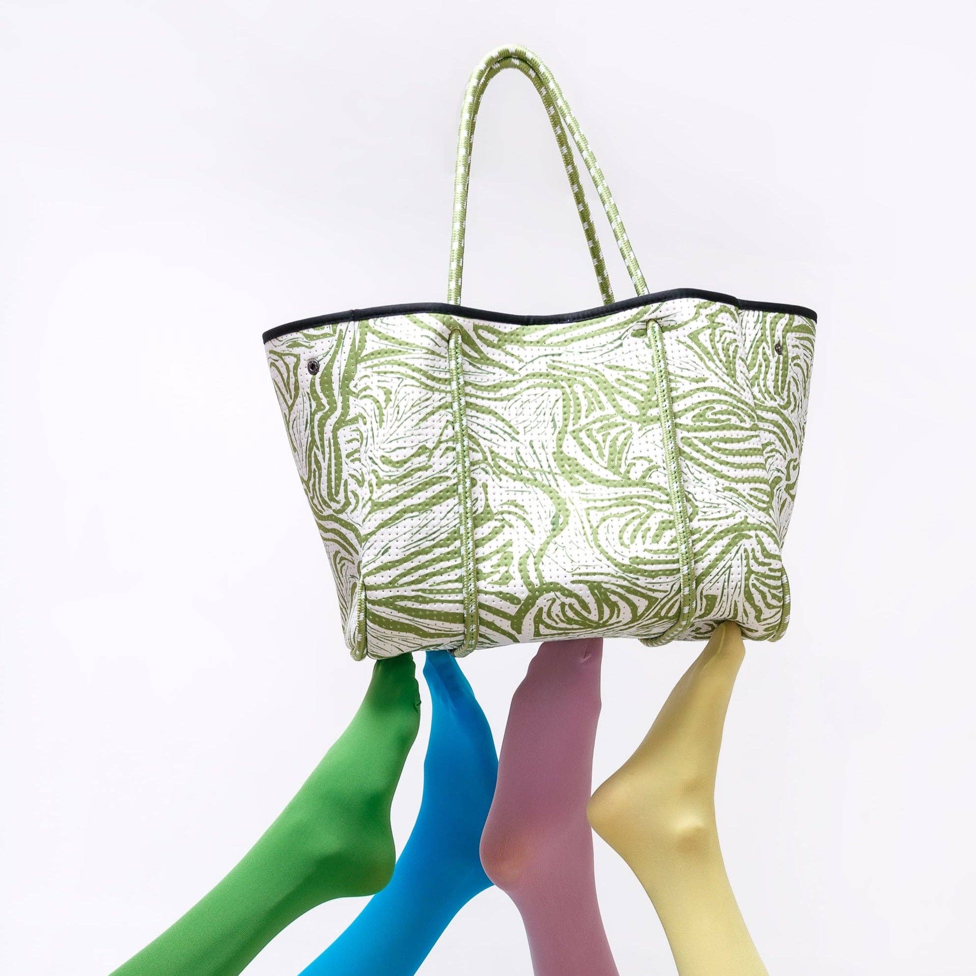 EVERYDAY TOTE BAG - SAGE MARBLE