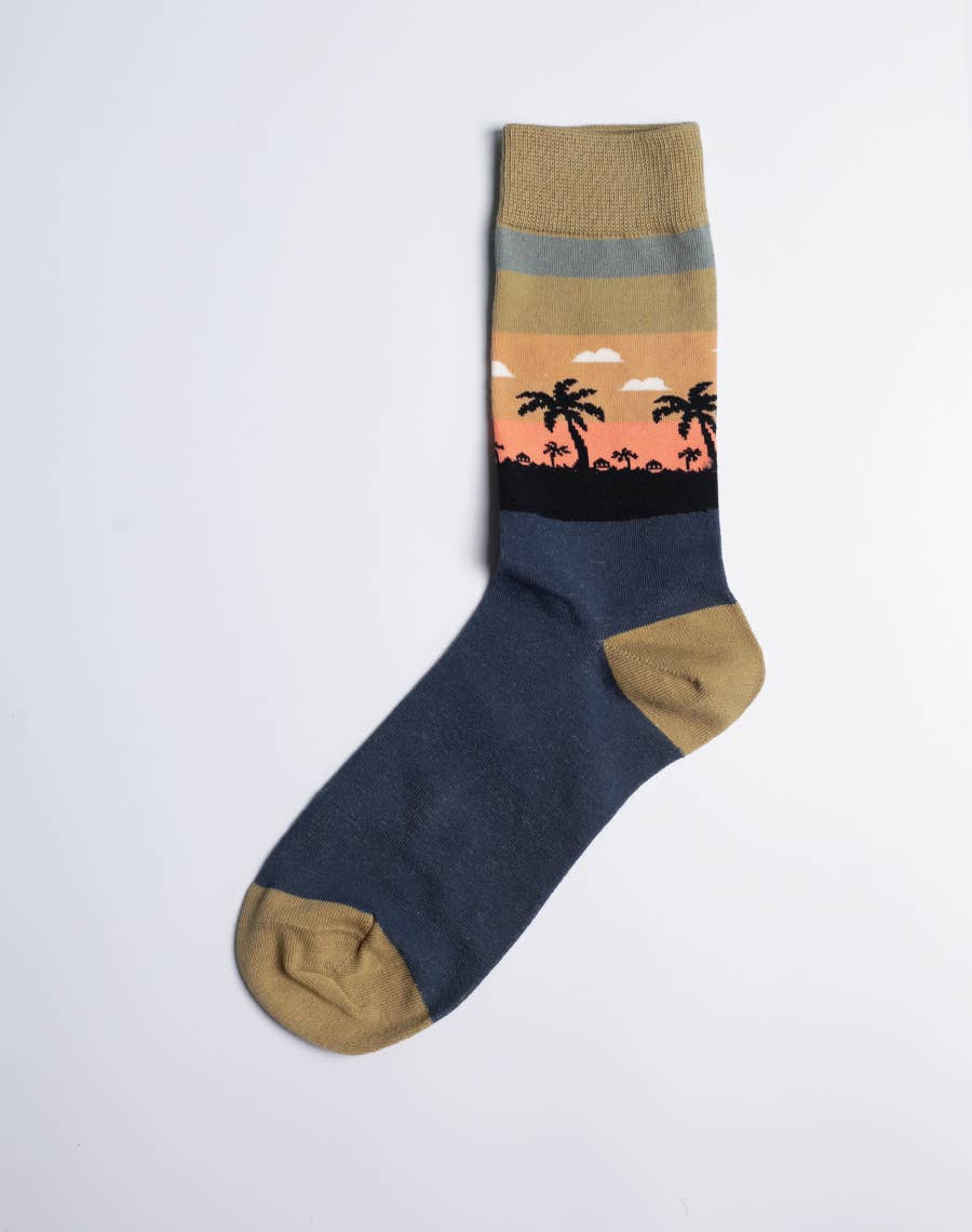 LAVA LAND Men's Crew Socks | Hawaii Island Collection