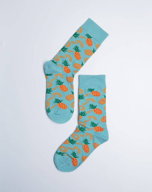 ALOHA PINEAPPLE Kids Crew Socks