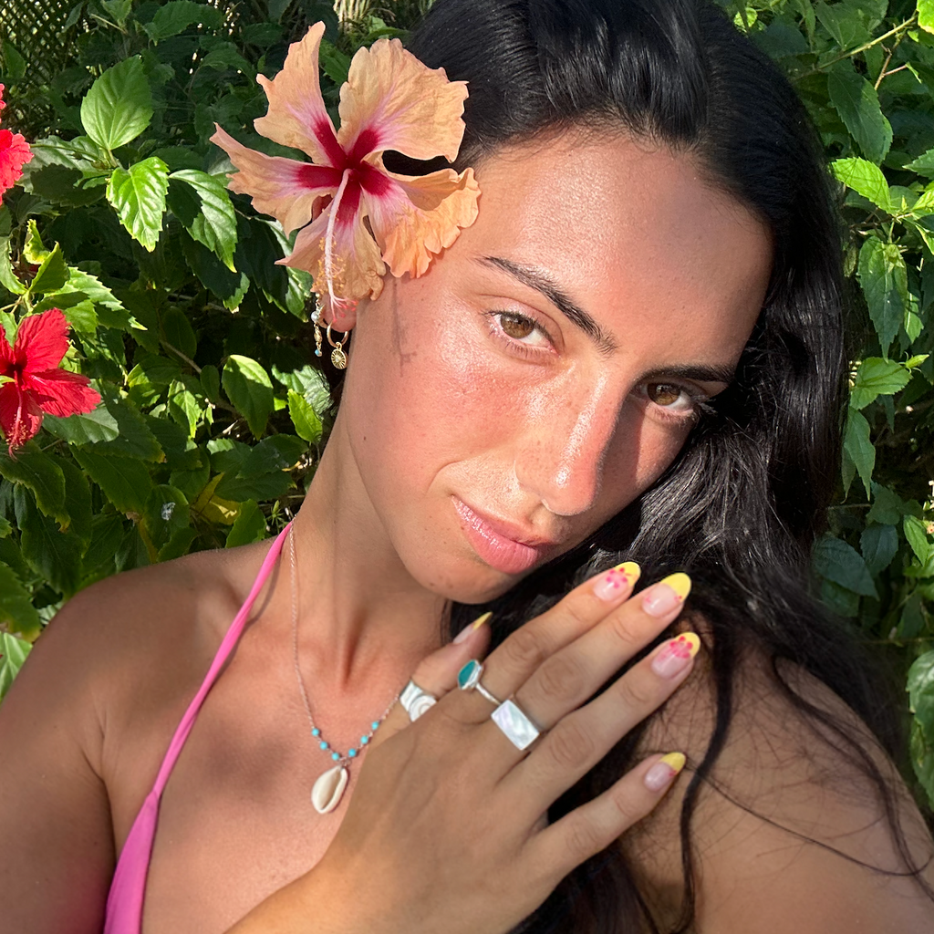 SAVANNAH Handmade Mother of Pearl Ring