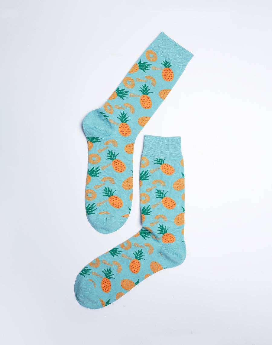ALOHA PINEAPPLE Men's Crew Socks