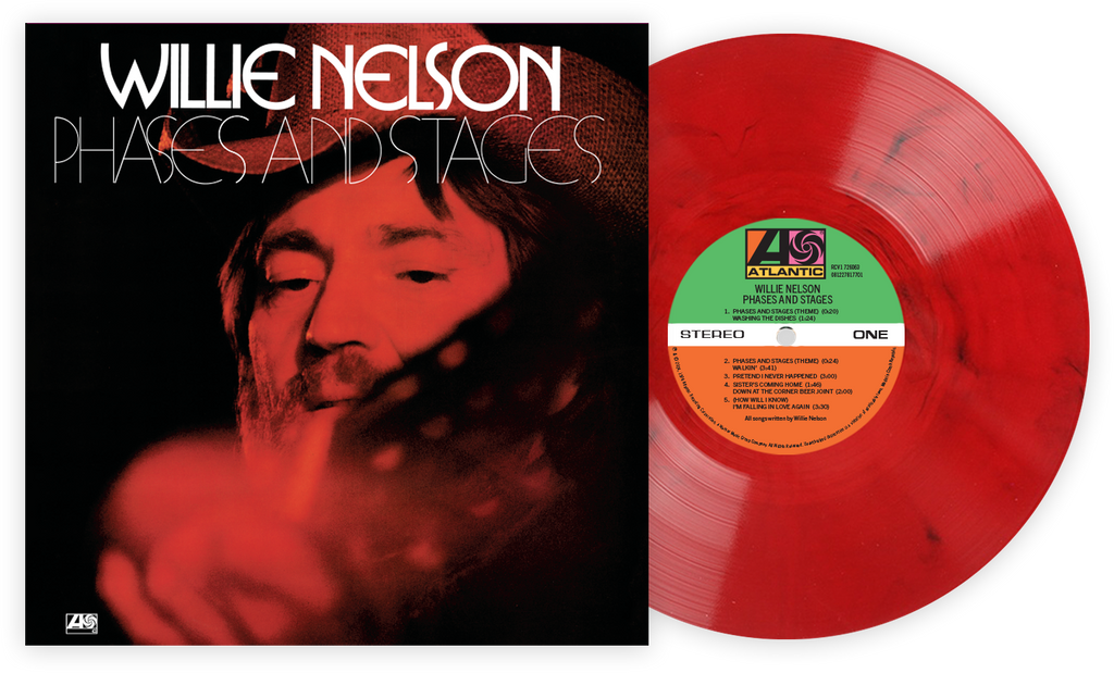 Willie Nelson — Phases and Stages | 1974 Country Vinyl LP: Default Title