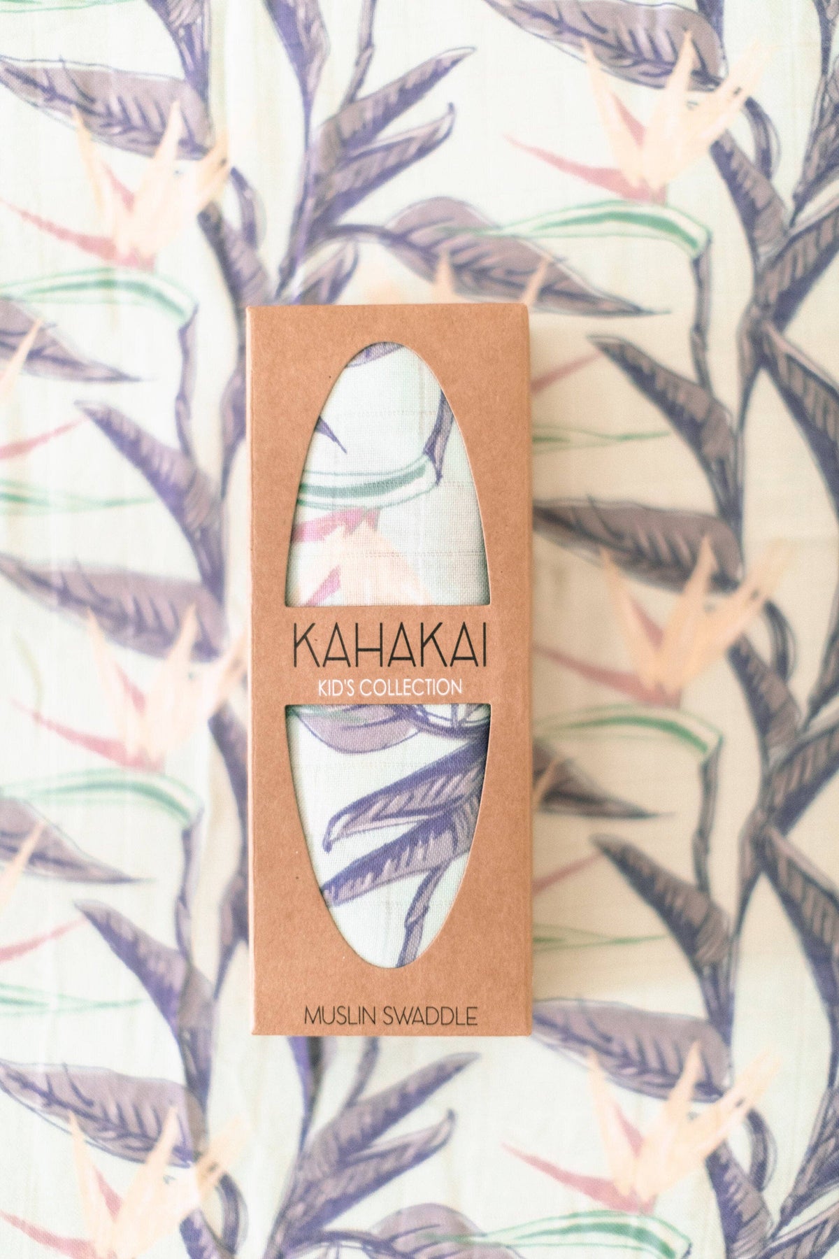BIRDS OF PARADISE Muslin Kids Swaddle | Kahakai Kids Collection