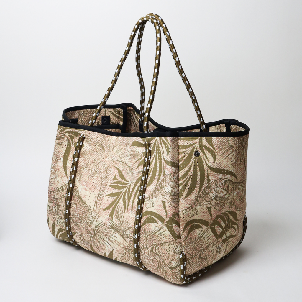 JUNGLE FEVER Beige Everyday Tote Bag