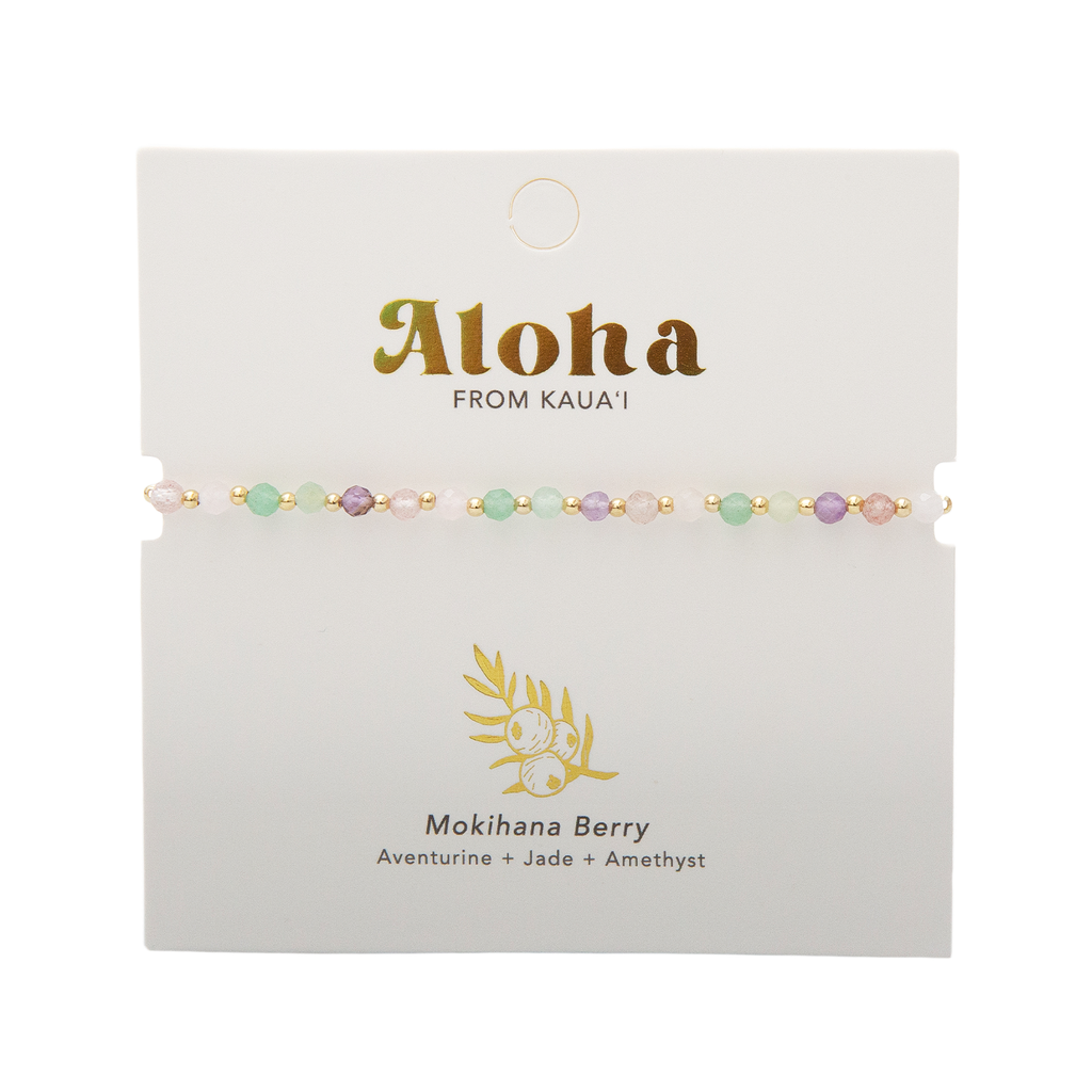 KAUAI 3mm Adjustable Beaded Bracelet | Hawaii Healing Collection