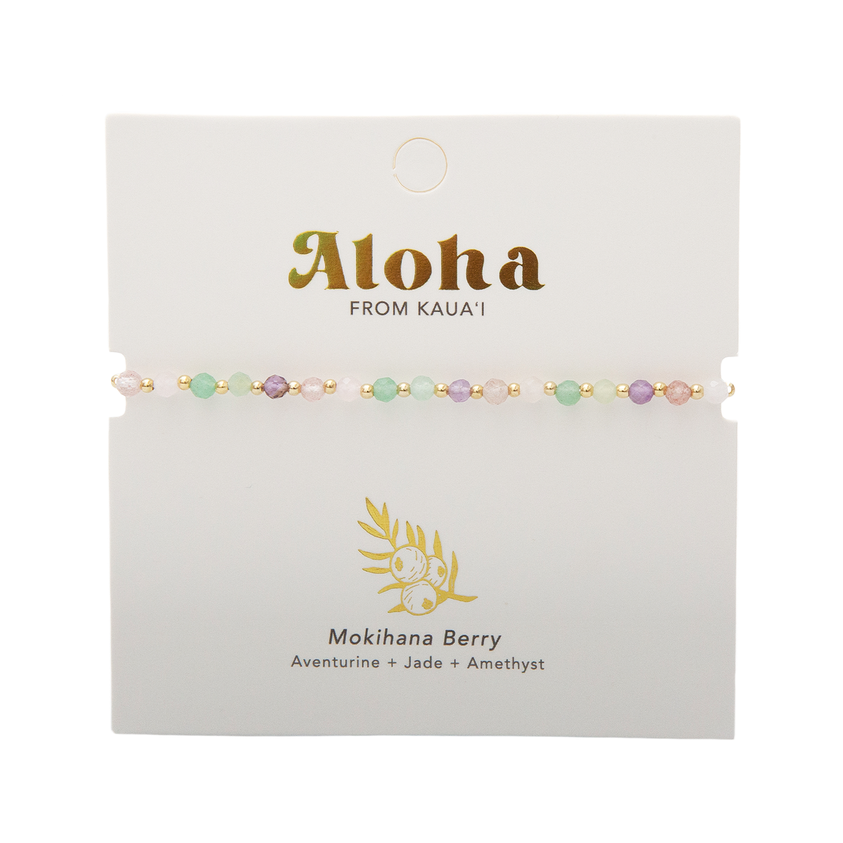 KAUAI 3mm Adjustable Beaded Bracelet | Hawaii Healing Collection