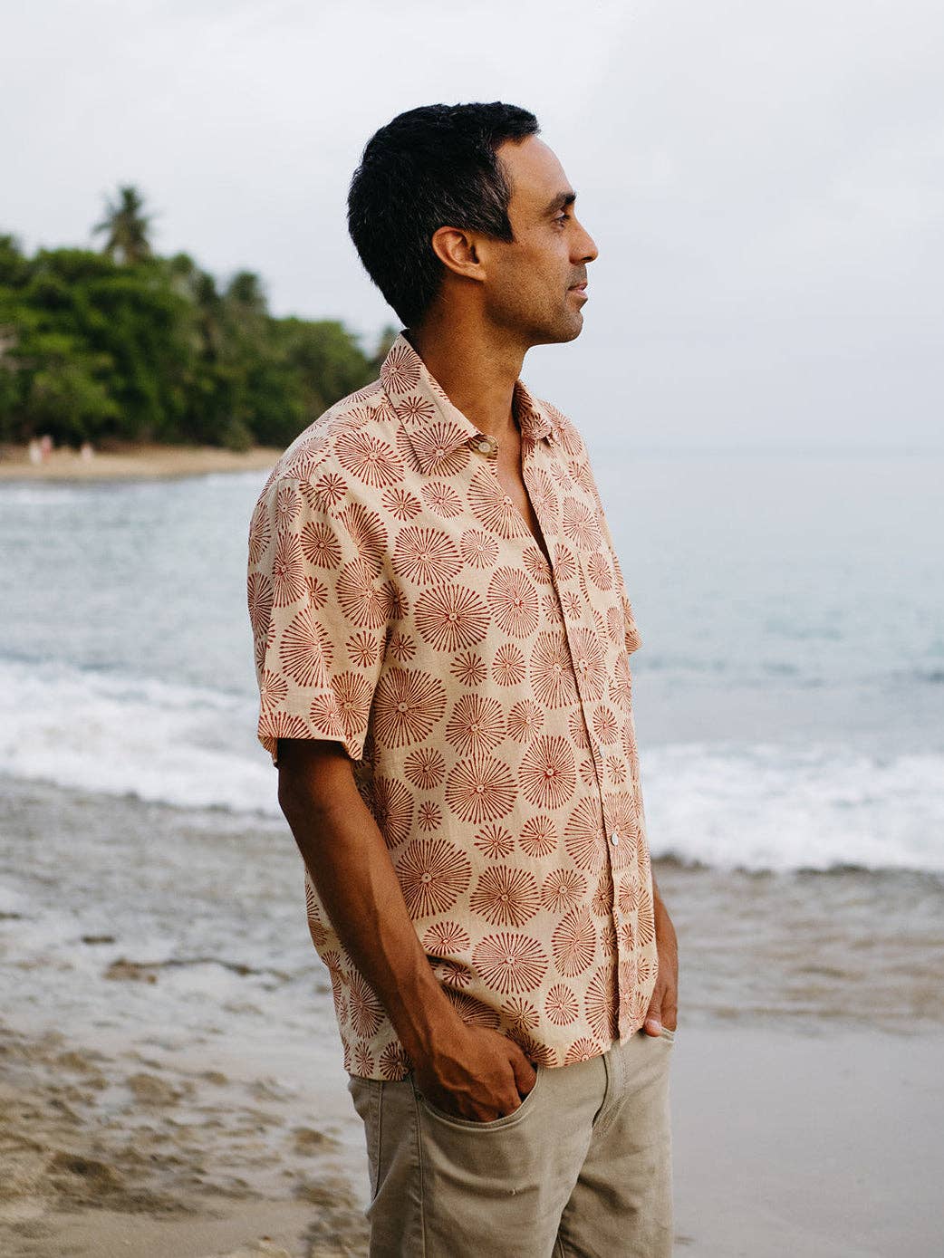 BRICK Opihi Short Sleeve Button Down Shirt