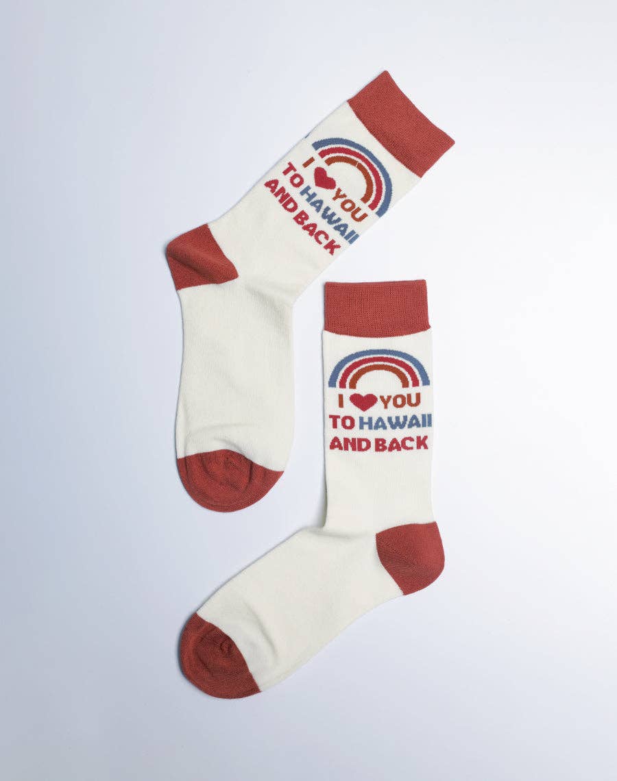HAWAII LOVIN' Women's Crew Socks