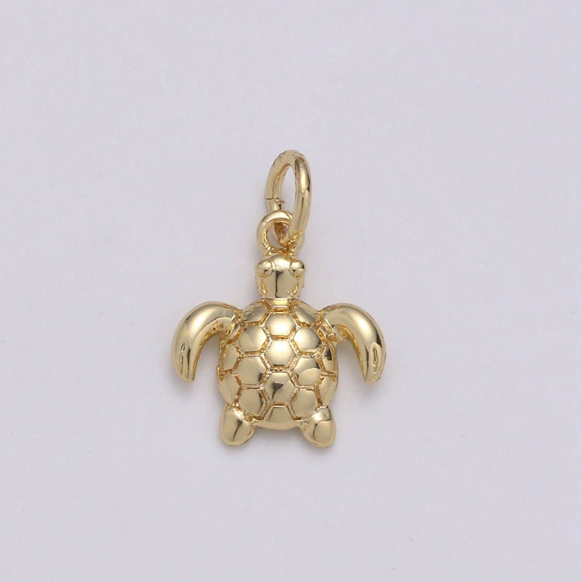 HONU 14K Gold Fill Turtle Charm Pendant