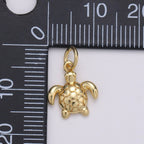 HONU 14K Gold Fill Turtle Charm Pendant