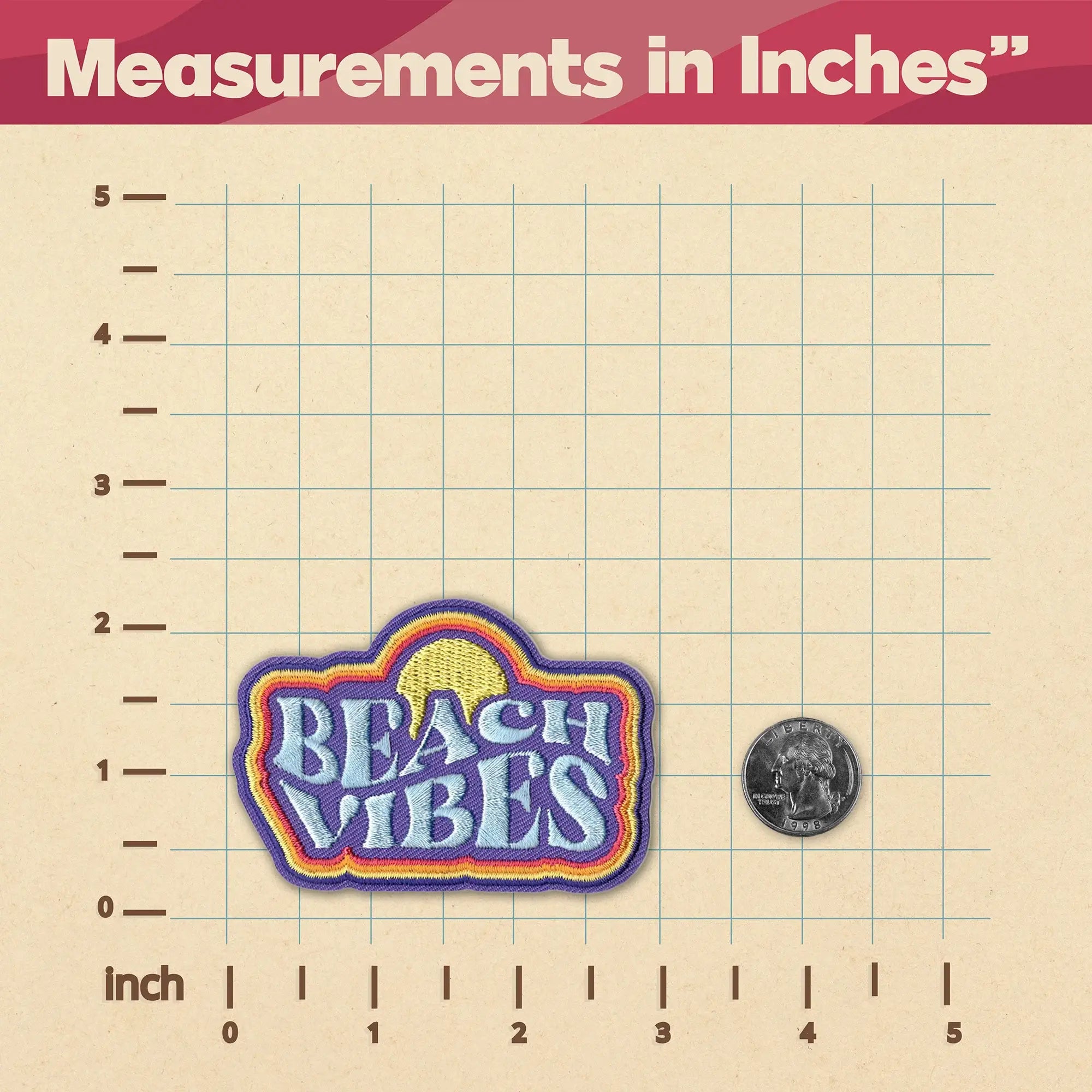 BEACH VIBES Patch