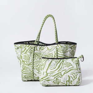 EVERYDAY TOTE BAG - SAGE MARBLE