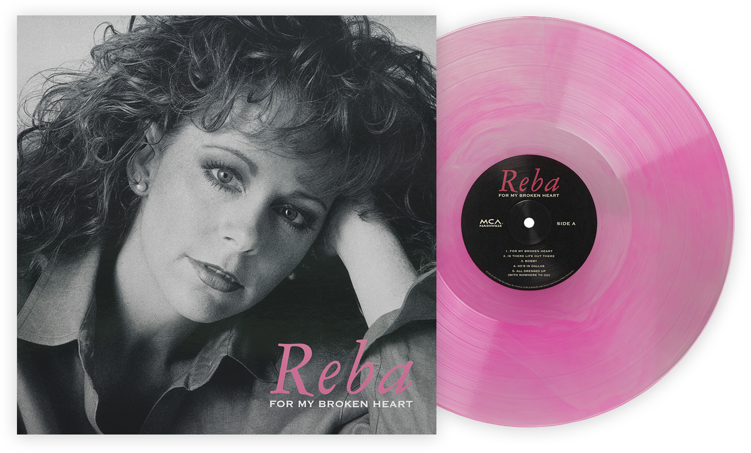Reba McEntire — For My Broken Heart | 1991 Country Vinyl LP: Default Title