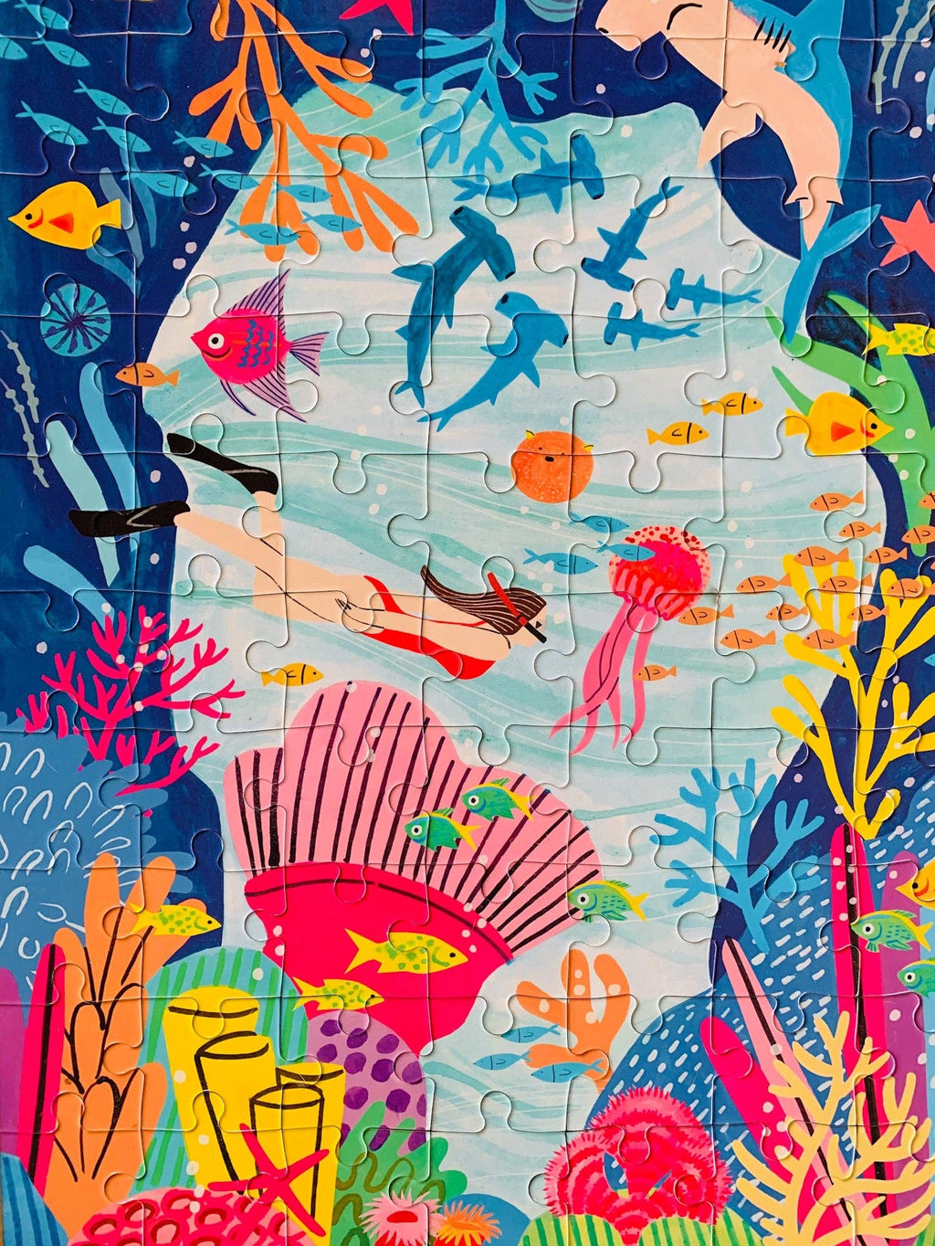 DIVER Kids Puzzle - 70 Piece