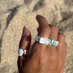 MORGAN Handmade Abalone Ring