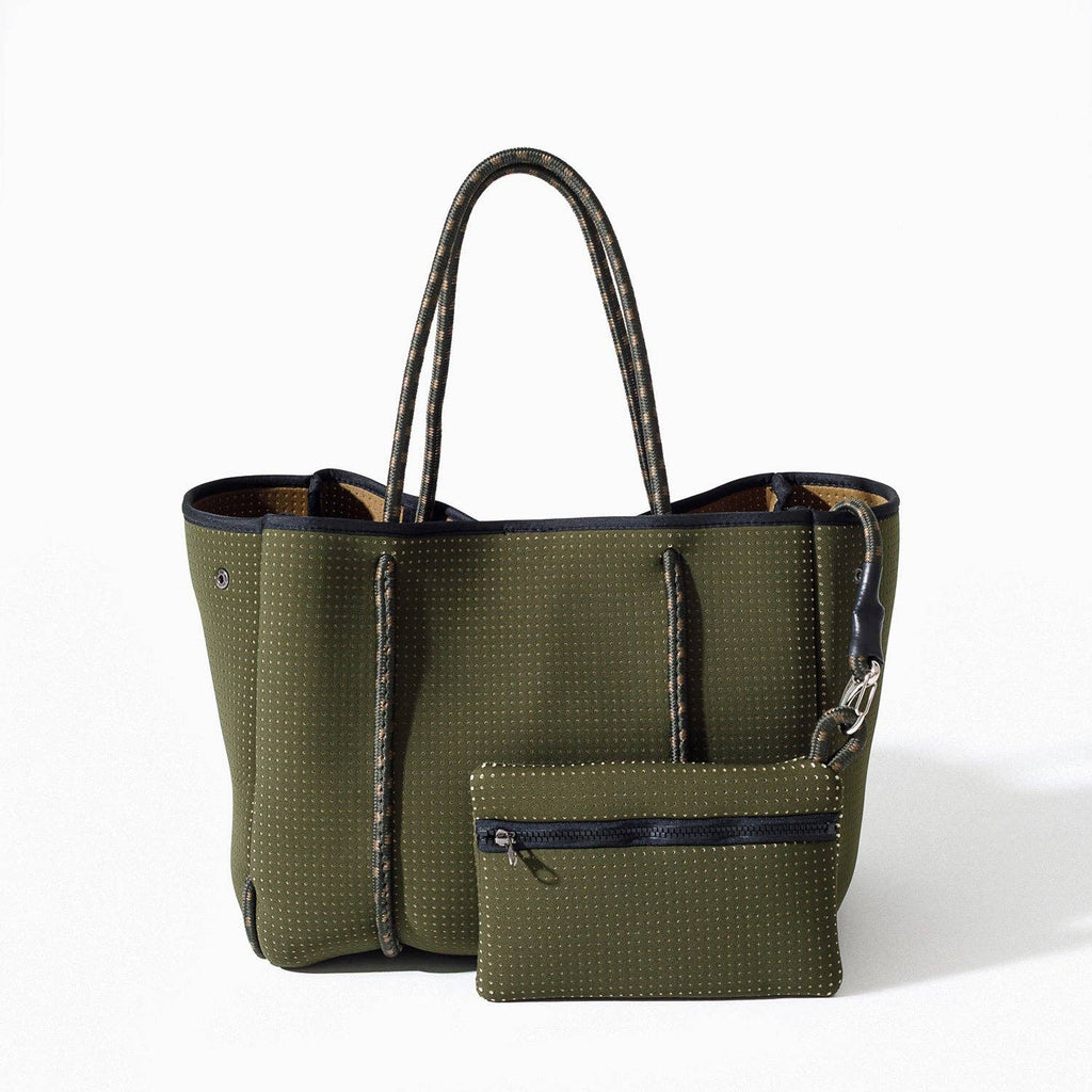 OLIVE Green Everyday Tote Bag | Neoprene & Waterproof