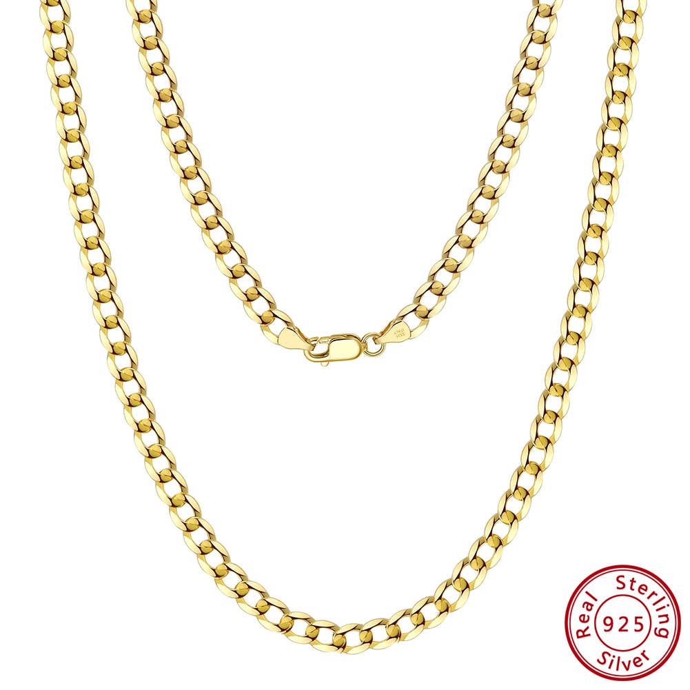 5mm Cuban Link Chain - Men's: 22