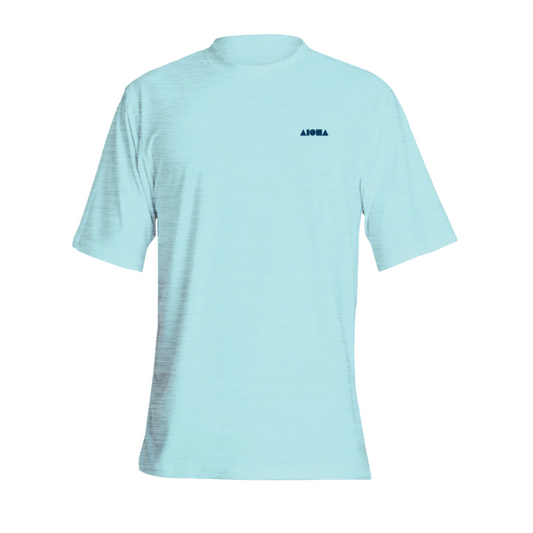 HYBRID Youth Heather Light Blue UPF50 Sun Shirt