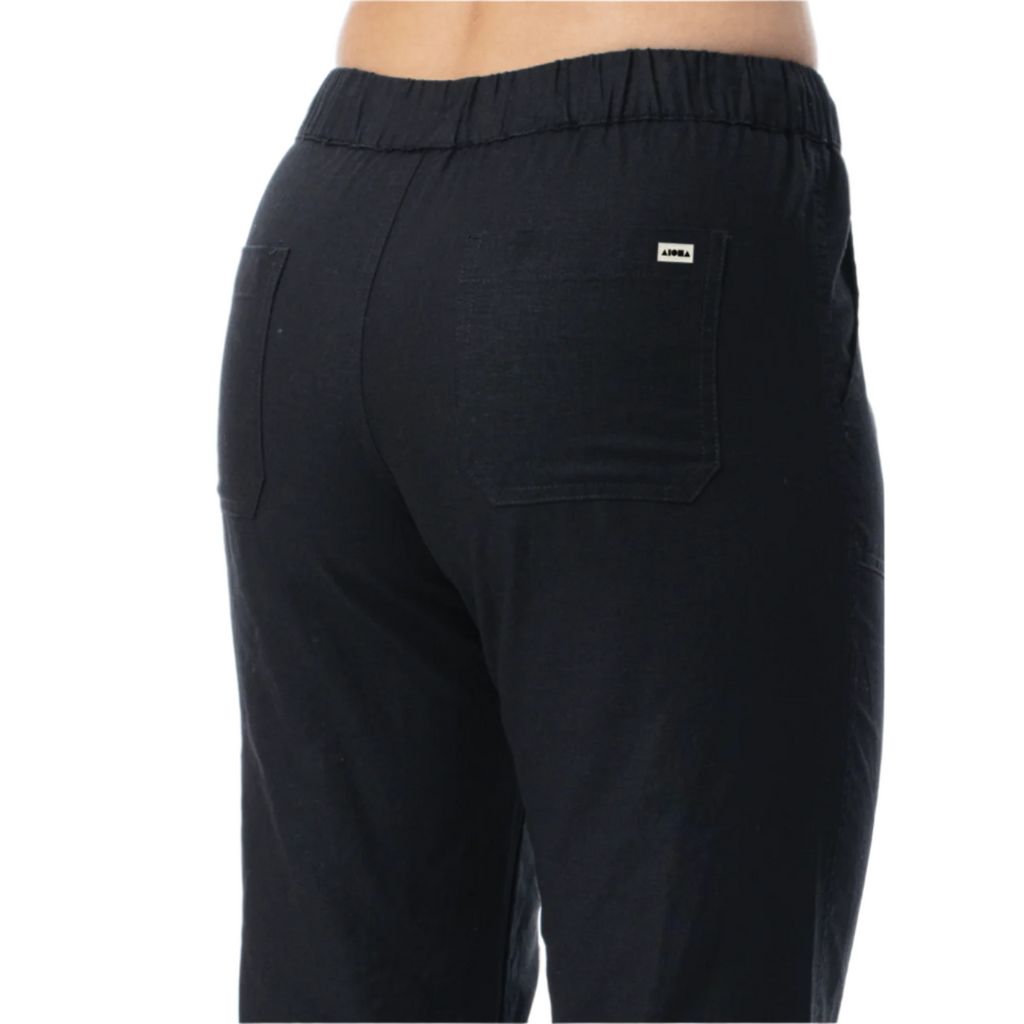 NORA Black Cotton Pants