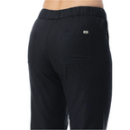 NORA Black Cotton Womens Beach Pant