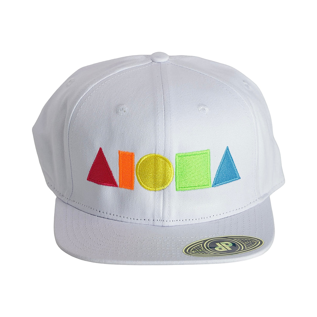 RAINBOW White Adult Snapback