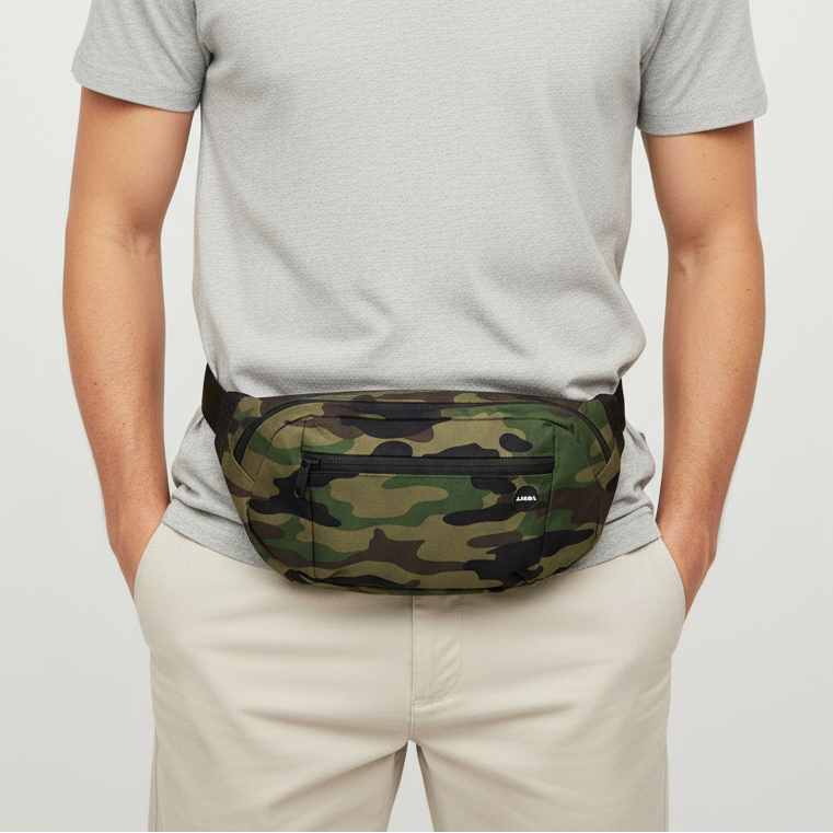 INDO Camo Hip Pack - Fanny Pack Style