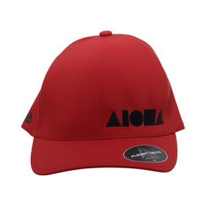 RED FLEXFIT Black Aloha Shapes Logo