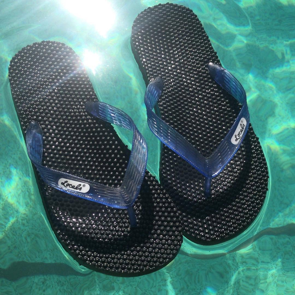 LOCALS 1350 Original Unisex Translucent Strap Slippahs - 8 Colors