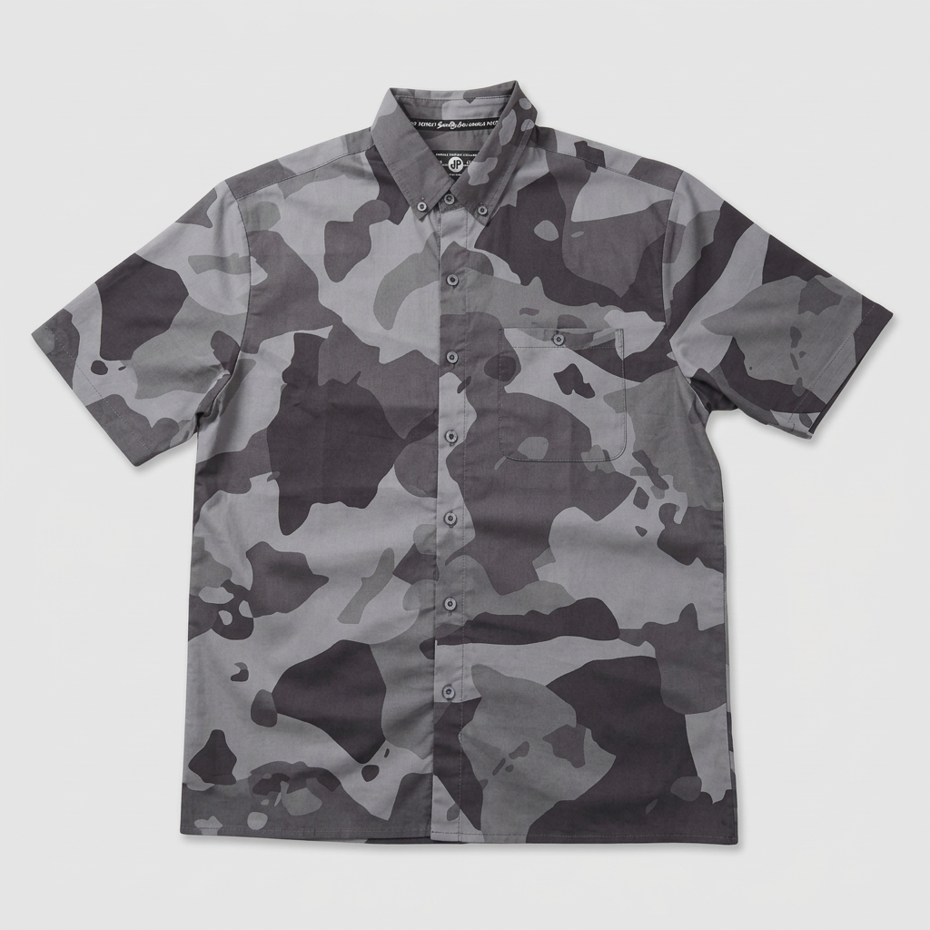 NO KA OI shirt with a cleaner flat-lay presentation