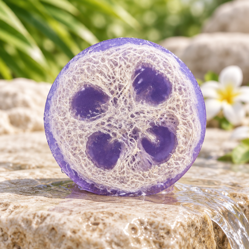 Pikake loofah soap lifestyle image