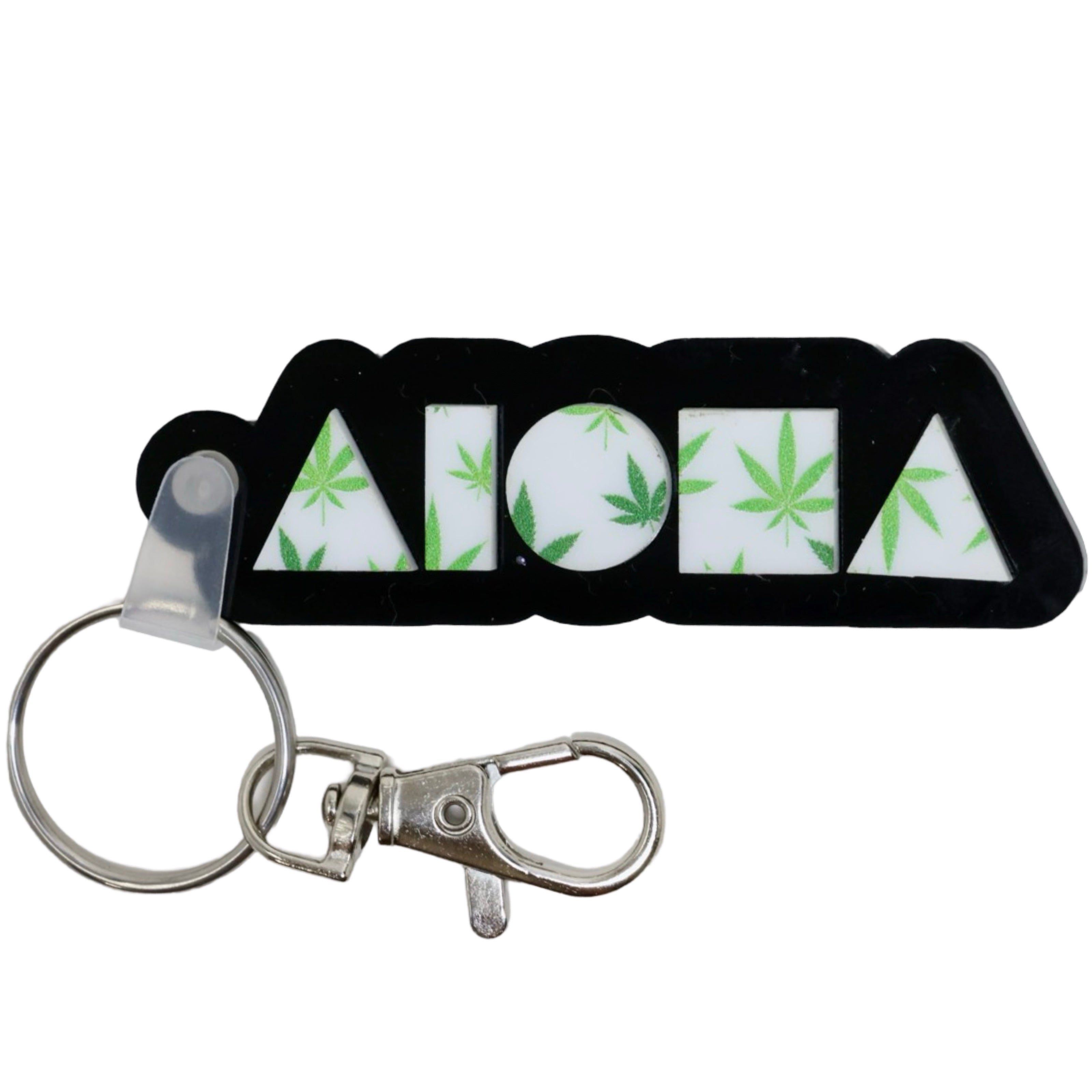 Aloha Shapes Pakalolo Keychain