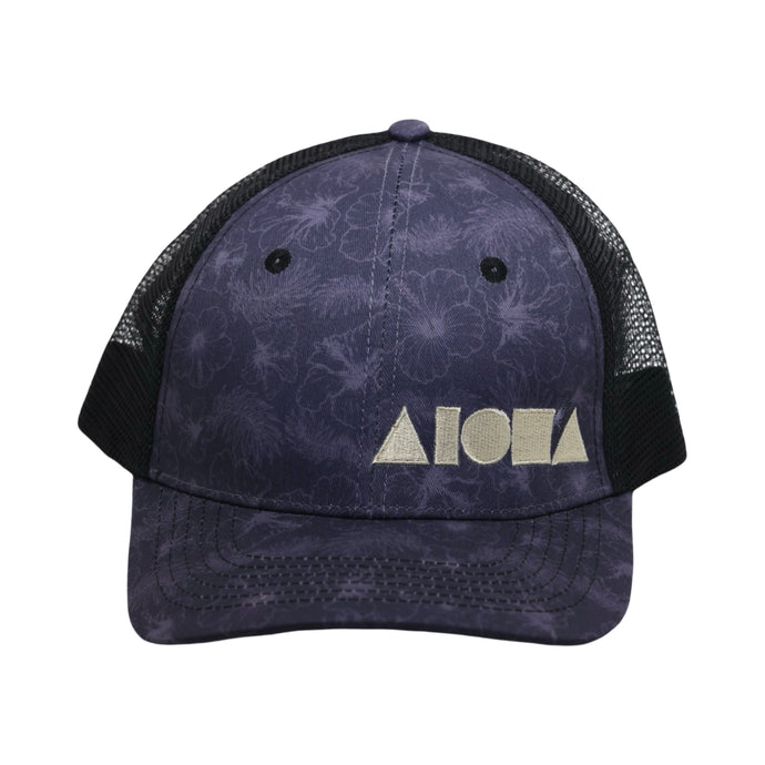 DARK HIBISCUS Adult Curved Bill Snapback