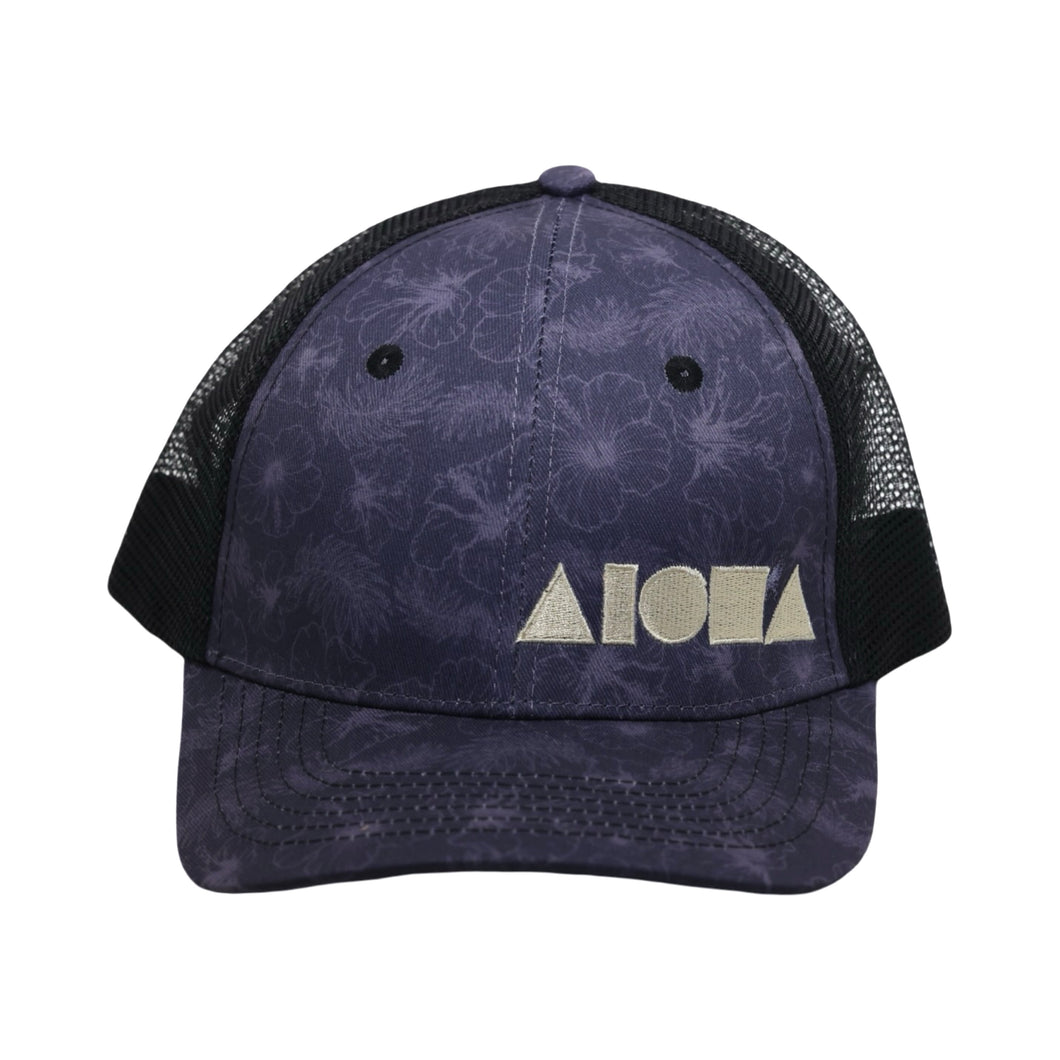 DARK HIBISCUS Adult Curved Bill Snapback