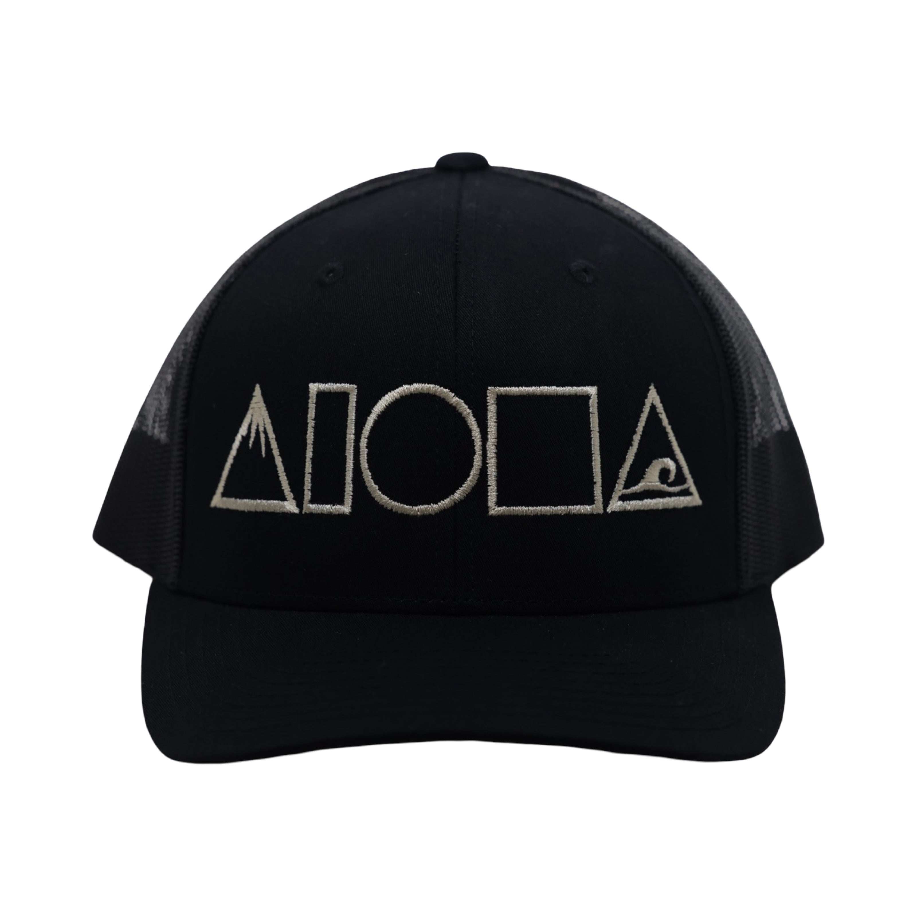 MAUKA TO MAKAI Black Curved Bill Adult Snapback