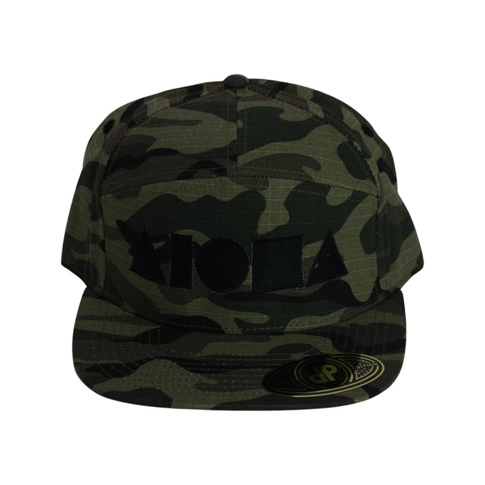 CAMO SHAPES 7-Panel Adult Snapback