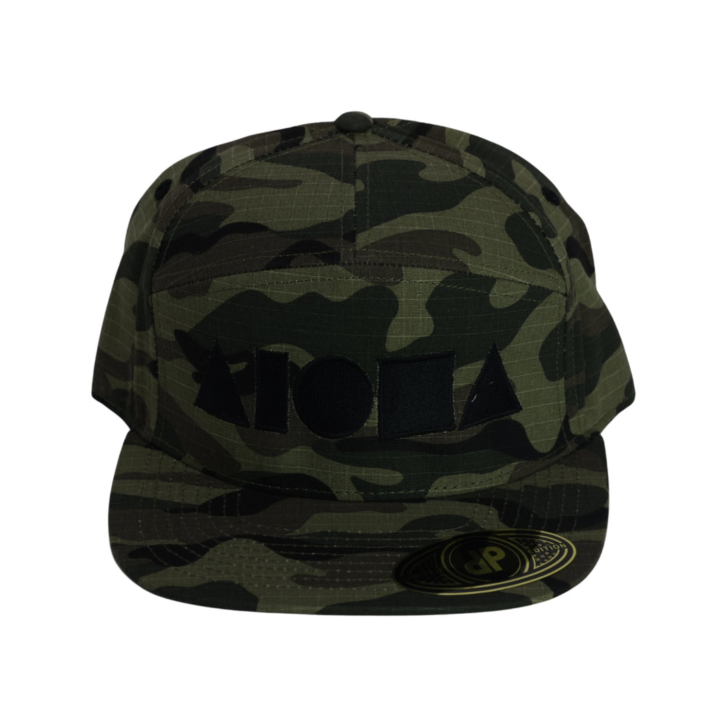 CAMO SHAPES 7-Panel Adult Snapback