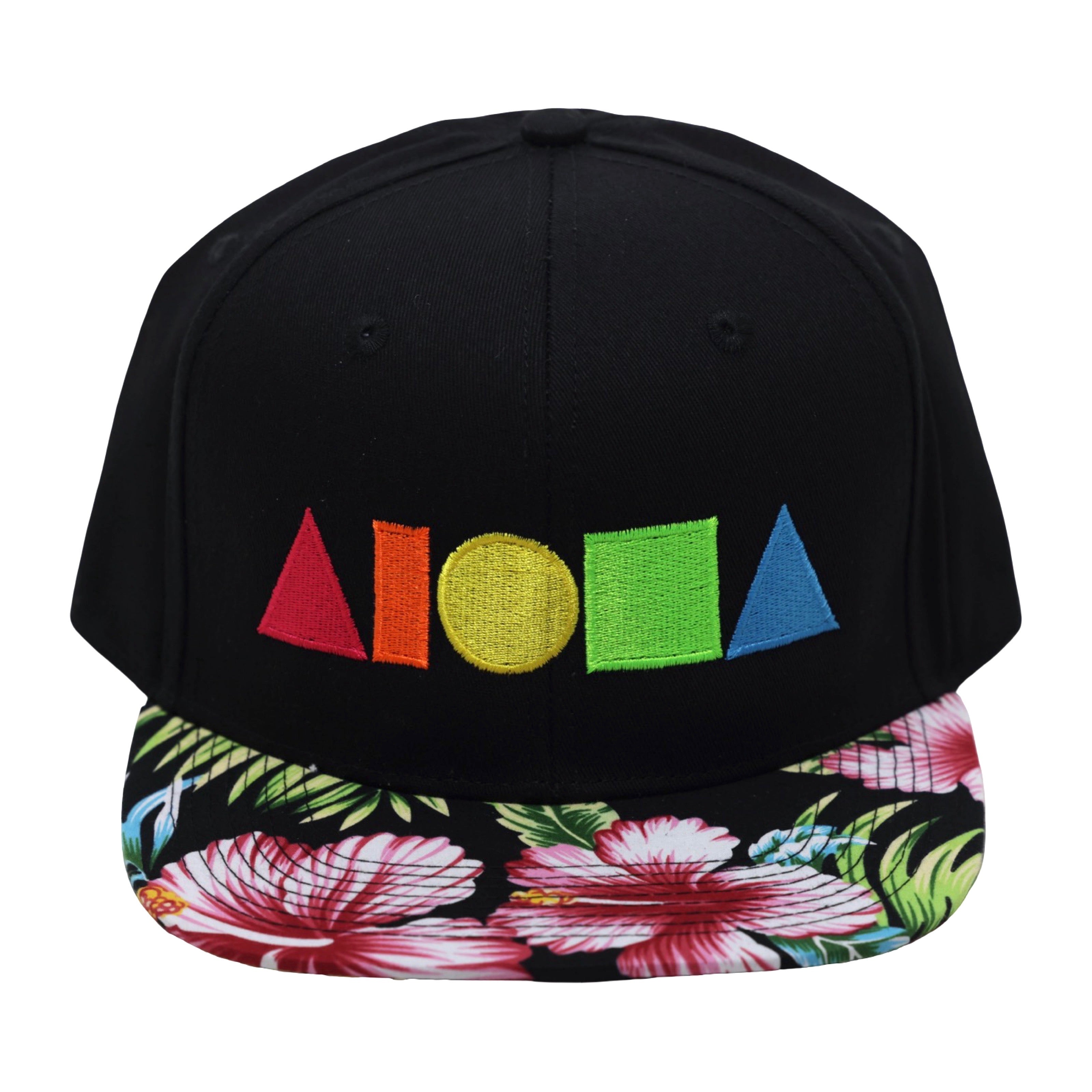 RAINBOW Florals Adult Snapback