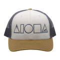 MAUKA TO MAKAI Neutral Richardson 112 Adult Curved Bill Snapback