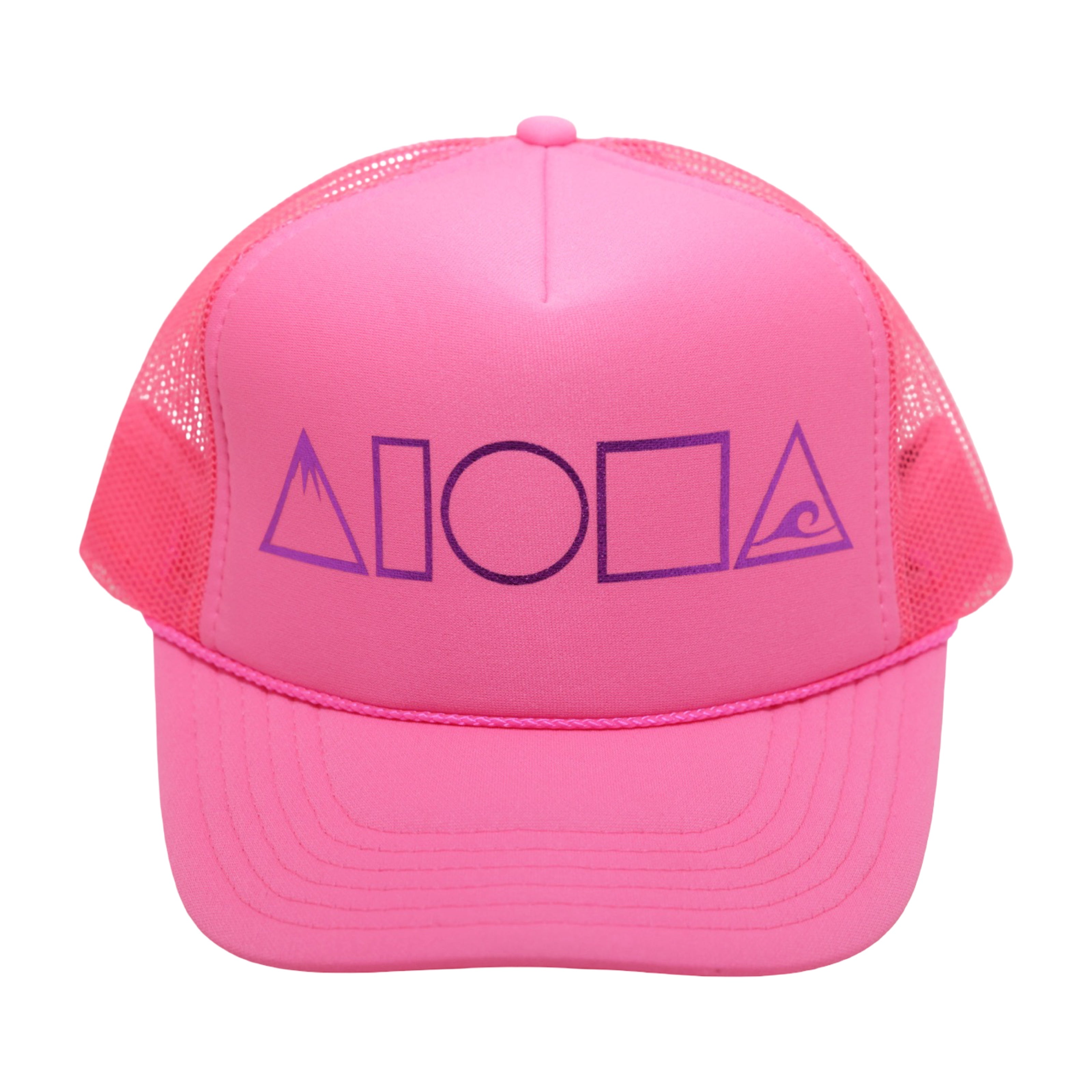MAUKA TO MAKAI Neon Pink/Purple Adult Trucker
