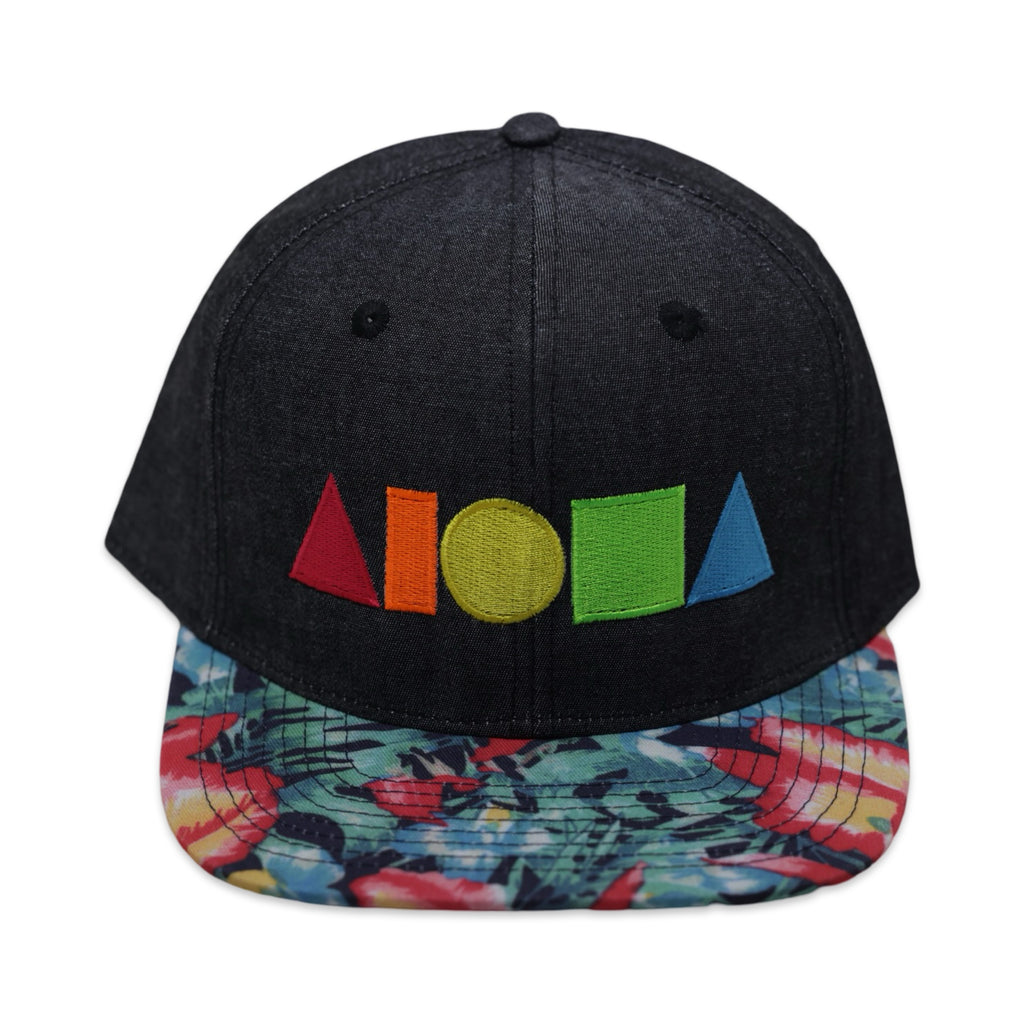 RAINBOW Jungle Florals Adult Snapback