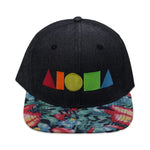 RAINBOW Jungle Florals Adult Snapback