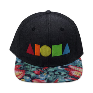 RAINBOW Jungle Florals Adult Snapback
