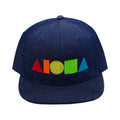RAINBOW Blue Denim Adult Snapback