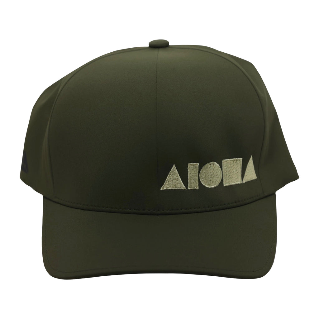 GREEN FLEXFIT Gold Aloha Shapes Logo