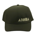 GREEN FLEXFIT Gold Aloha Shapes Logo