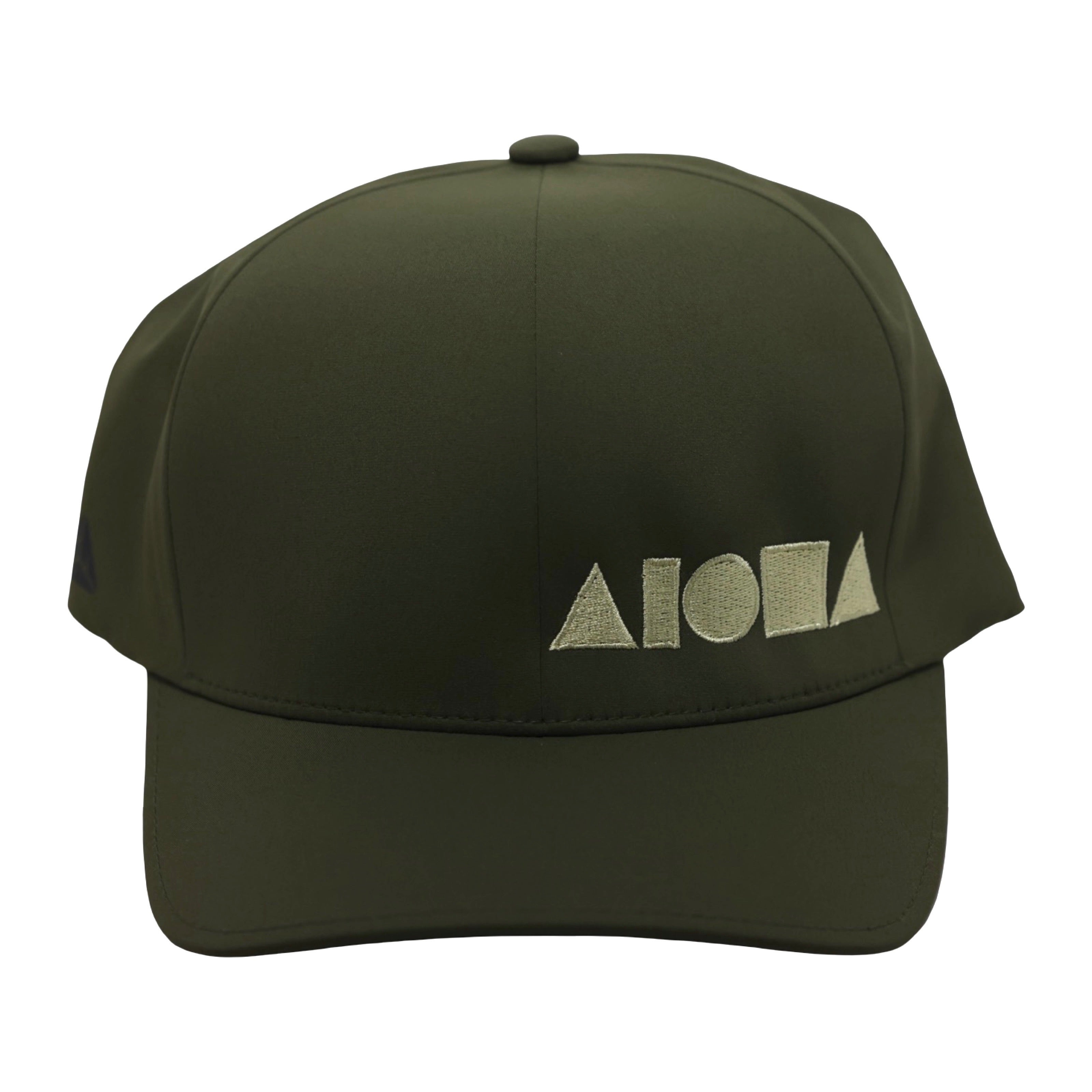 GREEN FLEXFIT Gold Aloha Shapes Logo